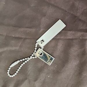 Gucci Sterling Silver Keychain Tags Charms Bracelet Bag Accessory